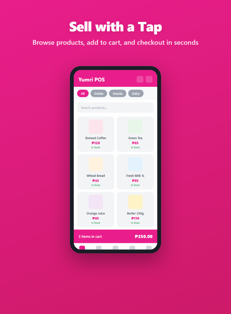 Yumri POS App